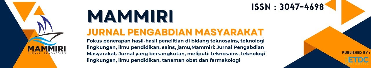 Mammiri: Jurnal Pengabdian Masyarakat