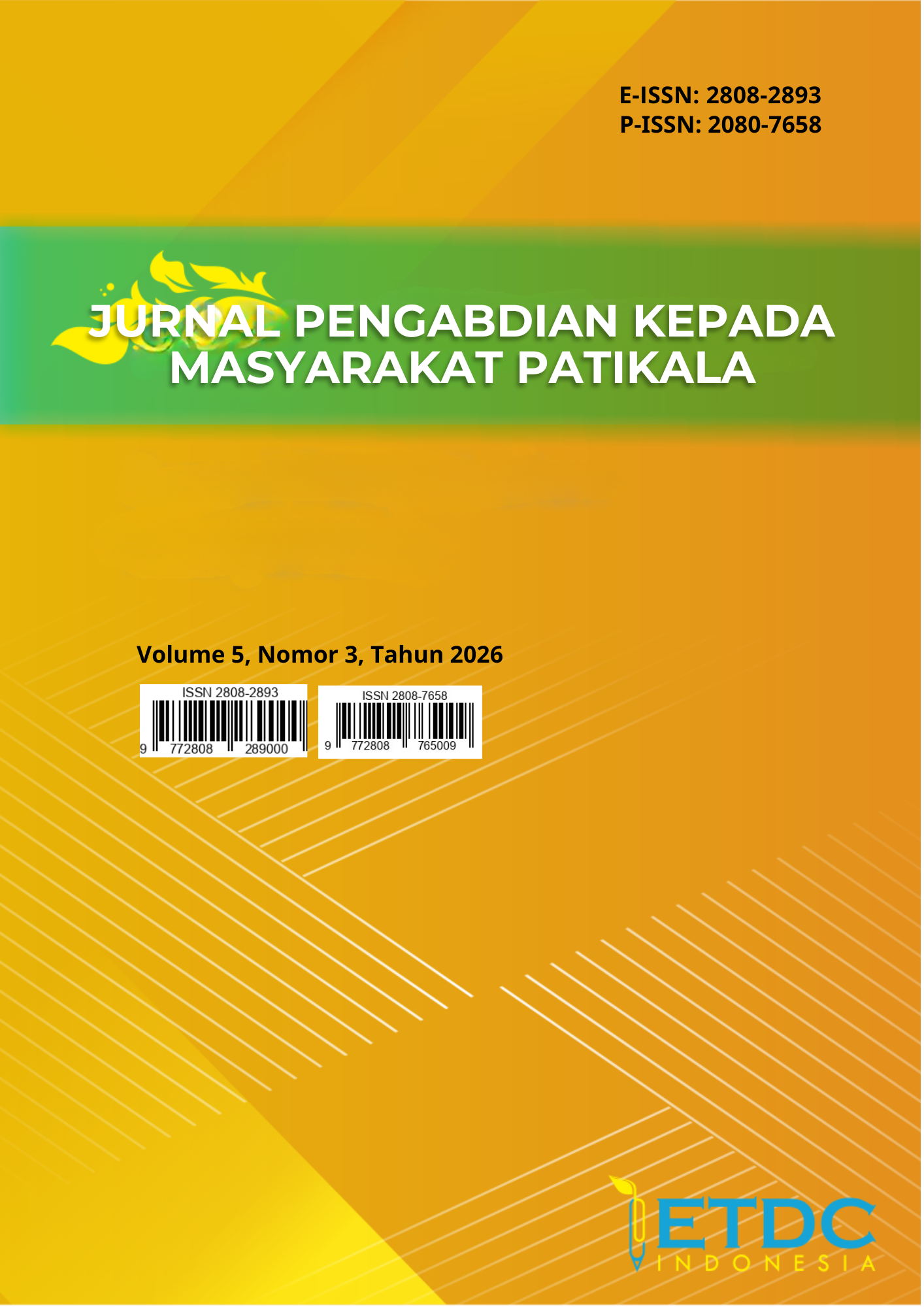 					View Vol. 5 No. 3 (2026): Jurnal PkM PATIKALA
				